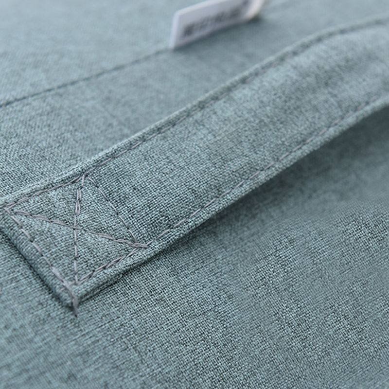 Linen Barrel Accent Chair 25.98" L x 25.98" W x 27.55" H Washable Chair with Storage