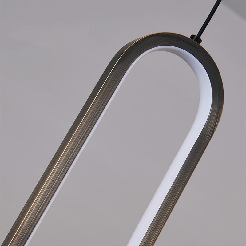 Amélioration de l'éclairage pendentif de style simplicité kit de pendentif LED oblong