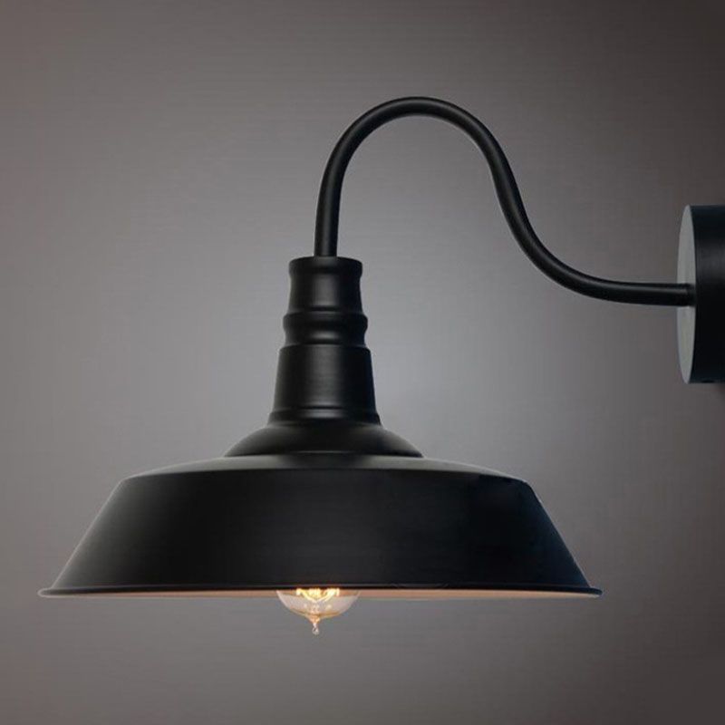 Accesorio de lámpara de montaje en la pared al aire libre de interior estilo American Industry Flexure