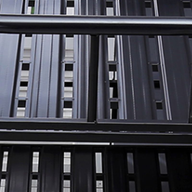 Contemporary Metal with Headboard Rectangular Slat with Metal Legs Slat Bed