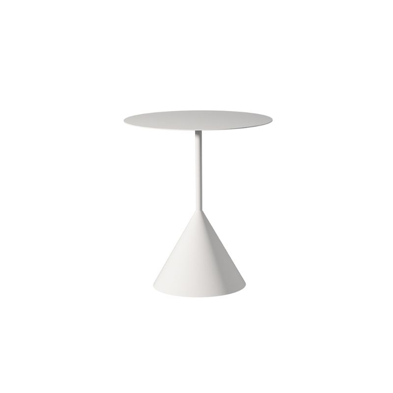 Pedestal Cocktail Table Set Mid-Century Metal Round Coffee Table