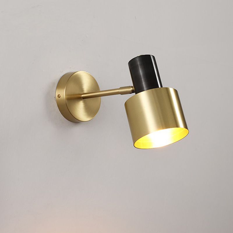 Illuminazione da parete per pareti cilindri in stile minimalista Illuminazione a parete da letto in metallo