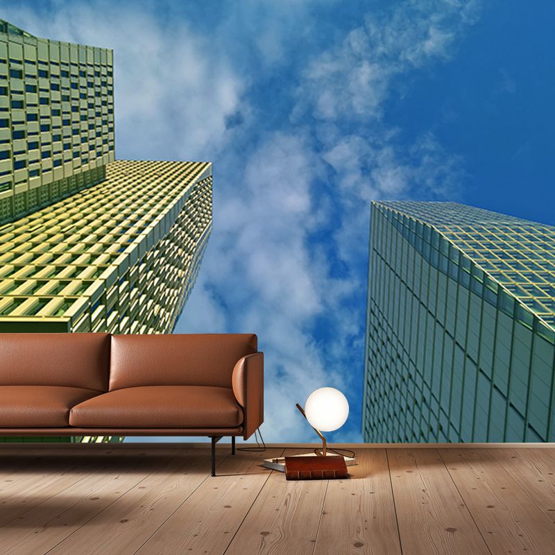 Building Wall Covering Murals Vinly Meeting Room Decoration, Water Resistant