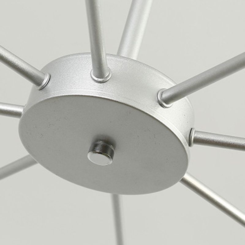 Radialglas Kronleuchterleuchte Moderne Kronleuchterlampe für Wohnzimmer