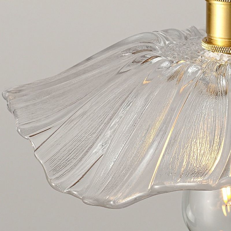 Glass Geometric Flush Mount Lights Contemporary Style 1 Light Flush Mount Fixture