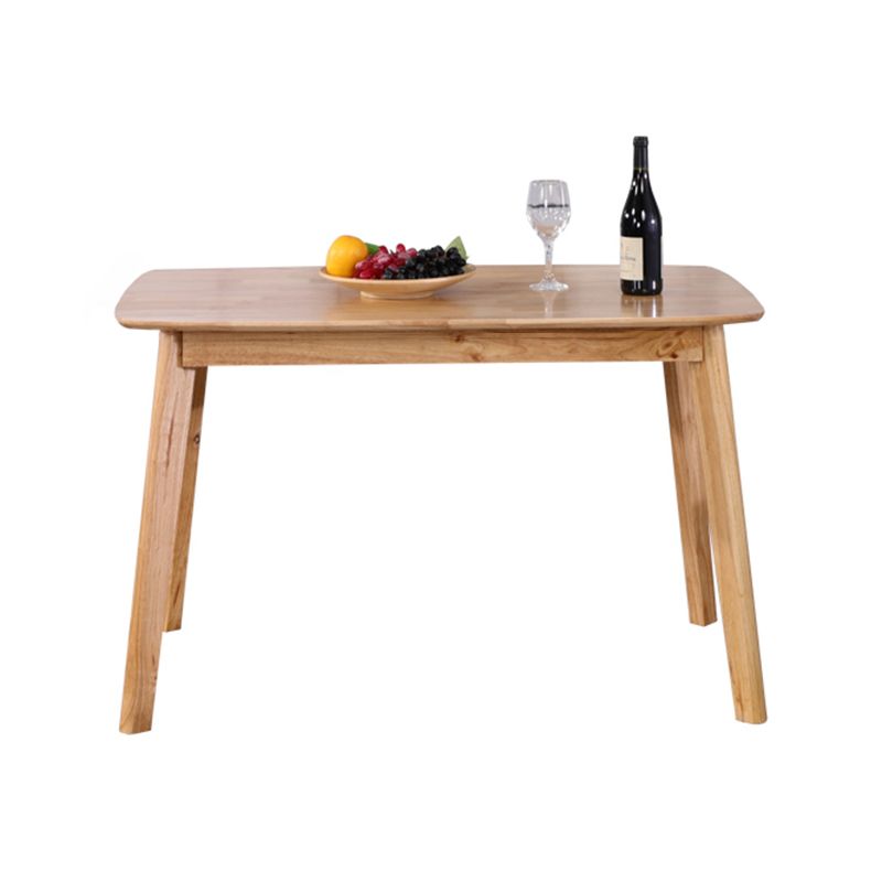 4-foot Oak Solid Wood Table Simplicity Style Rectangle Dining Table