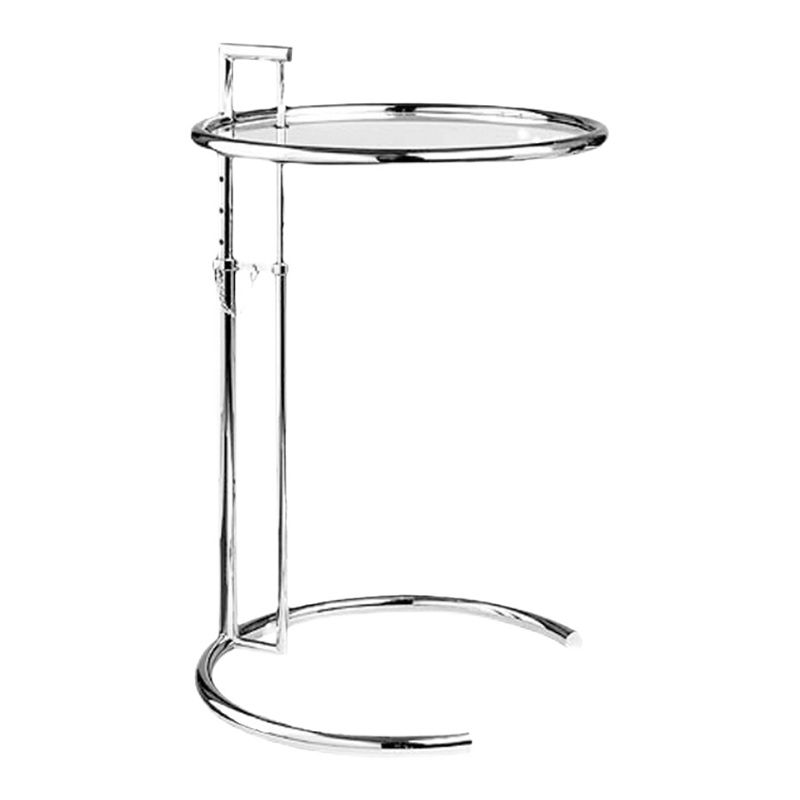 Modern Glass Round Side End Table C Sofa Corner Table For Living Room