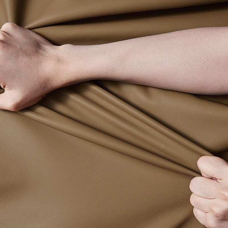 38.18" Wide Faux Leather Armchair Upholstered Pillow Back Accent Chair