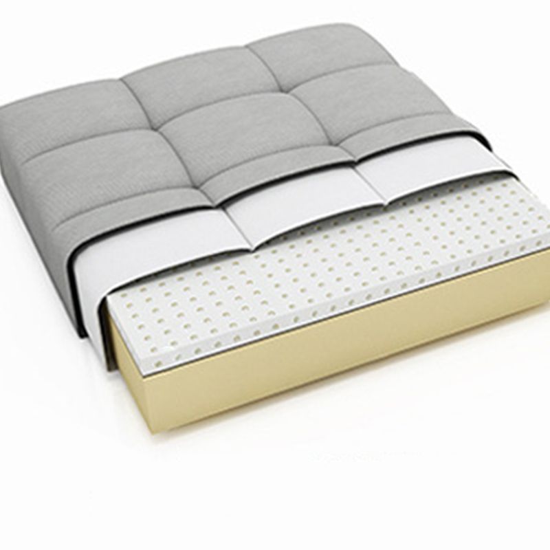 Blue Scandinavian Pillow Back Sectional Sofa Flared Arm Sectional