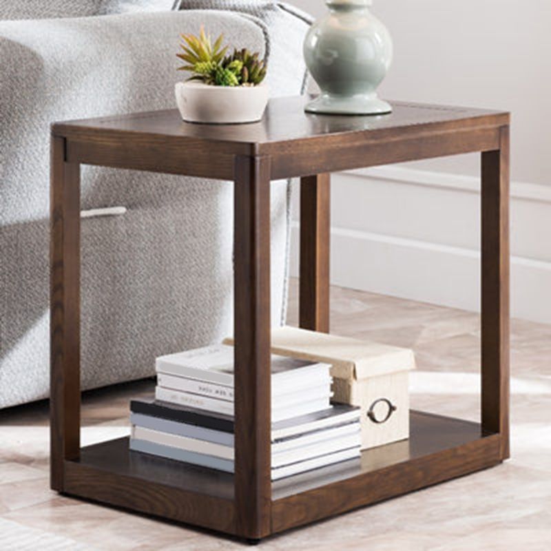 Modern Style Cocktail Table Solid Wood/artificial Wood Rectangular Coffee Table