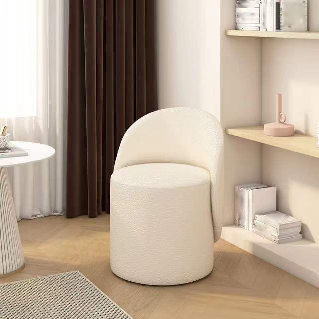 Contemporary 15.7"Wide Accent Chair Fixed Back Armless Sponge Side Chair