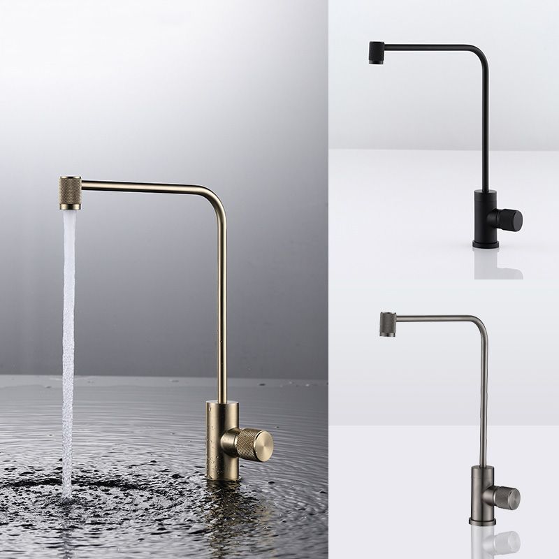 Contemporary Kitchen Bar Faucet Lead Free Swivel Spout High Arch Faucet