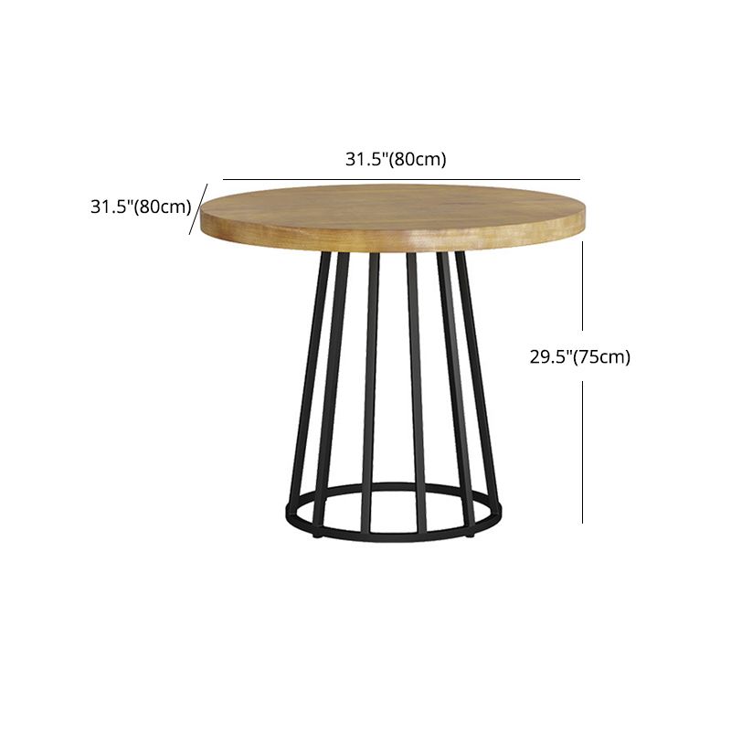 Modern 1/2/7 Pieces Dining Set Round Pine Wood Dining Table for Dining Room