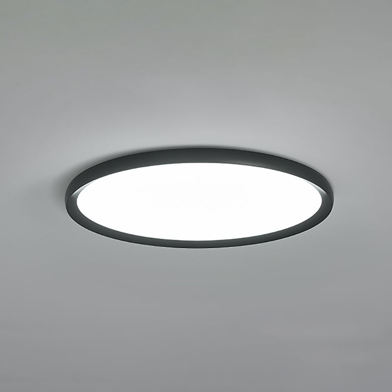 Aluminium Circular LED Ceiling Light in Modern Simplicity Acrylic Indoor Ceiling Fixture