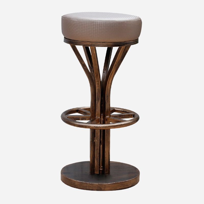 Contemporary Stainless Steel Counter Height Stools Backless Stool