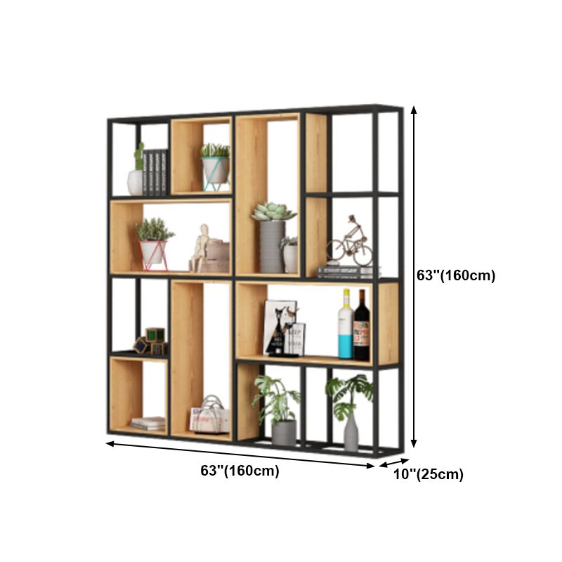 Open Etagere Bookcase Modern Style Shelf Bookcase with Shelves