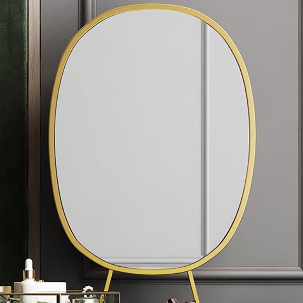 Vanity Faux Leather Makeup Dressing Table with Mirror and Stool Set