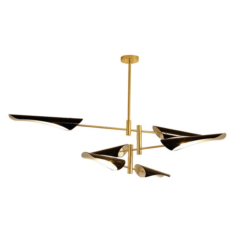 Shaded Living Room Ceiling Pendant Light Metal Simplicity Pendant Lighting Fixture