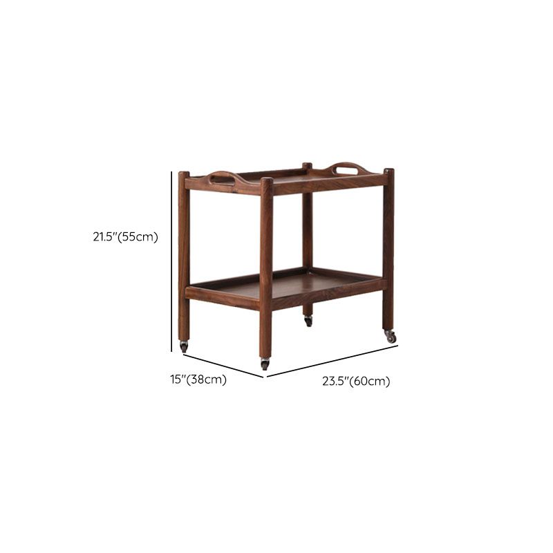Modern Rectangular Side End Table 4 Legs Side Table for Living Room