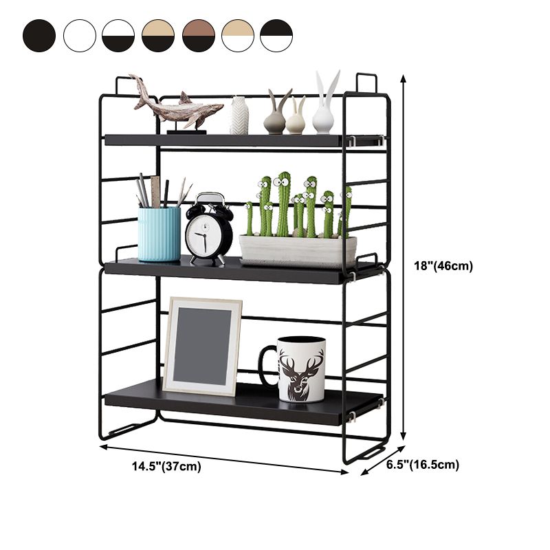 Contemporary Style Bookshelf Engineer Wood Bookcase for Office