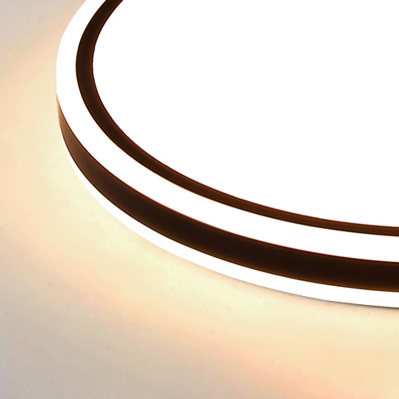 Geometrical 1-Light Flush Mount Ceiling Light Fixtures Metal Modern Style Flush Ceiling Lamp