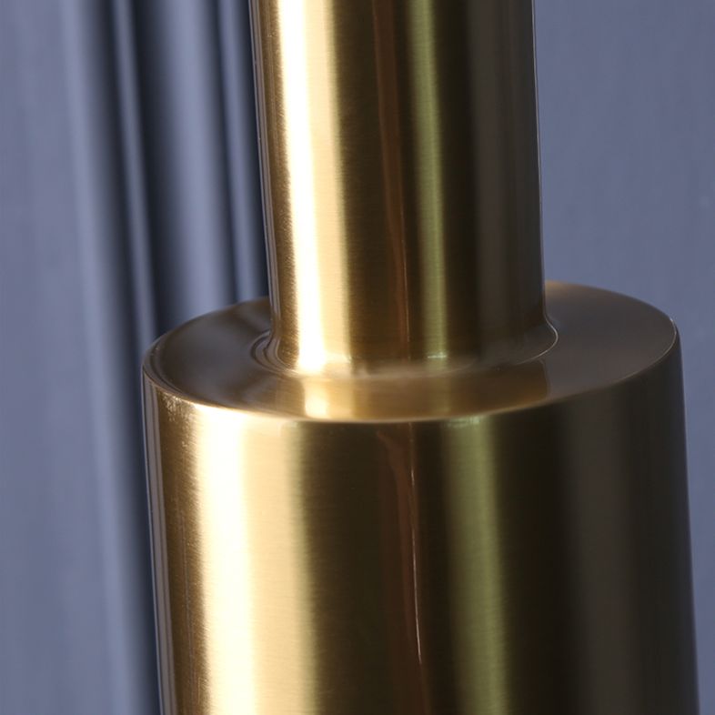 Modern Luxury Single Wall Lamp Copper Cylindroid Hanging Wall Light for Interior Spaces