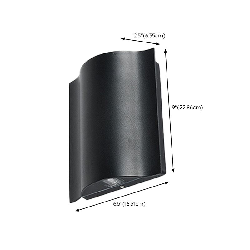 Metal Geometric Wall Mount Lamp Simple 1 Light Wall Mounted Light Fixtures