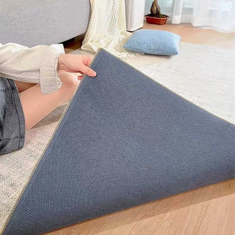 Yellow Casual Rug Polyester Solid Color Rug Non-Slip Backing Rug for Drawing Room