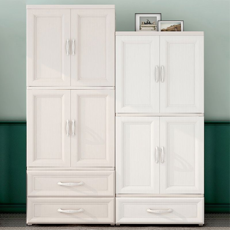 Bedroom Hinged Door Storage Cabinet Contemporary Plastic Cabinet