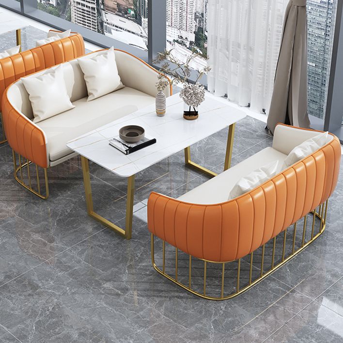 Glam Style Sintered Stone Dining Set 1/2/3/4/5 Pieces Dining Table Set for Home Use