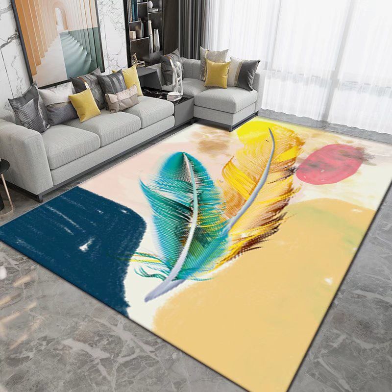 Modern artistiek patroon Tekenpatroon Polyester binnen tapijt vlekbestendig gebied Teken voor woonkamer