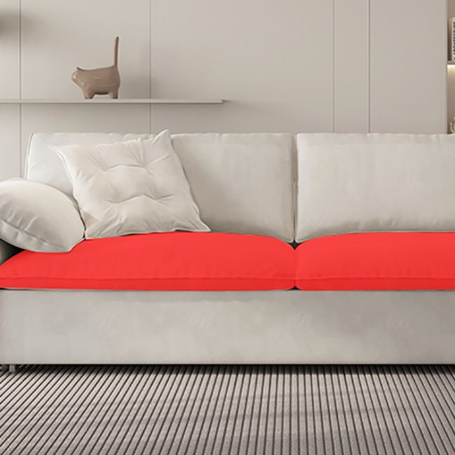 35" Wide Scandinavian Sofa Futon White Pillow Included Sleeper Sofa