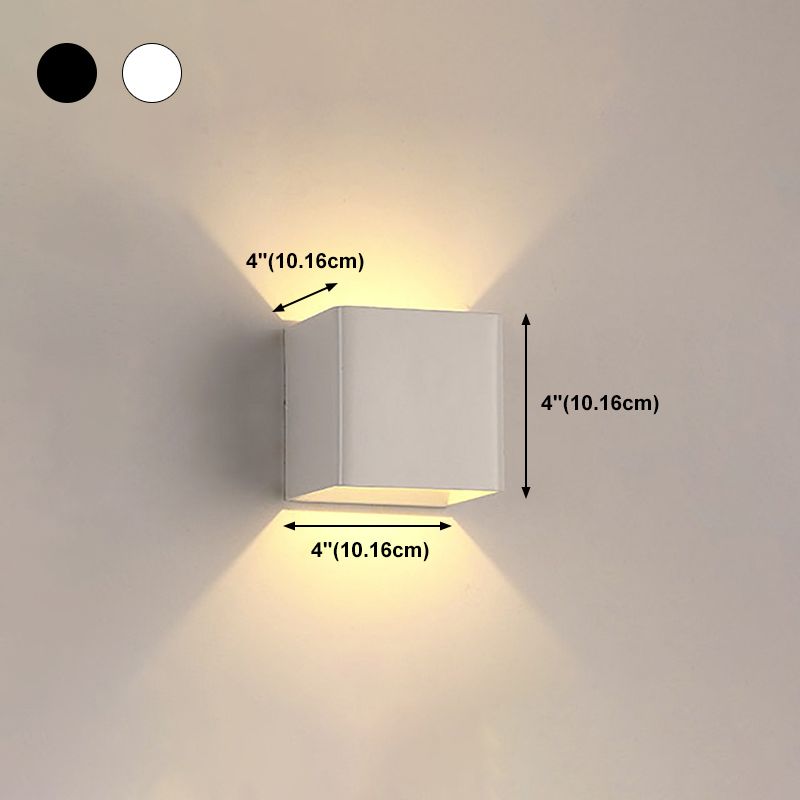 Luce murale in alluminio nordico geometrica geometrica con parete a led per soggiorno