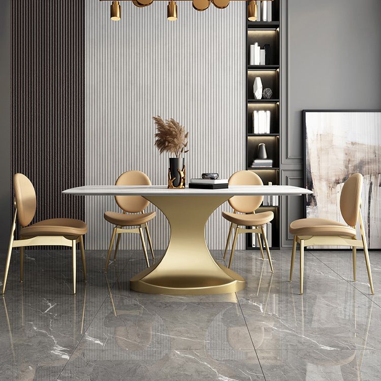 Designer Style 1/4/5/6/7 Pieces Rectangle Dining Set Sintered Stone Top Dinette Table Set