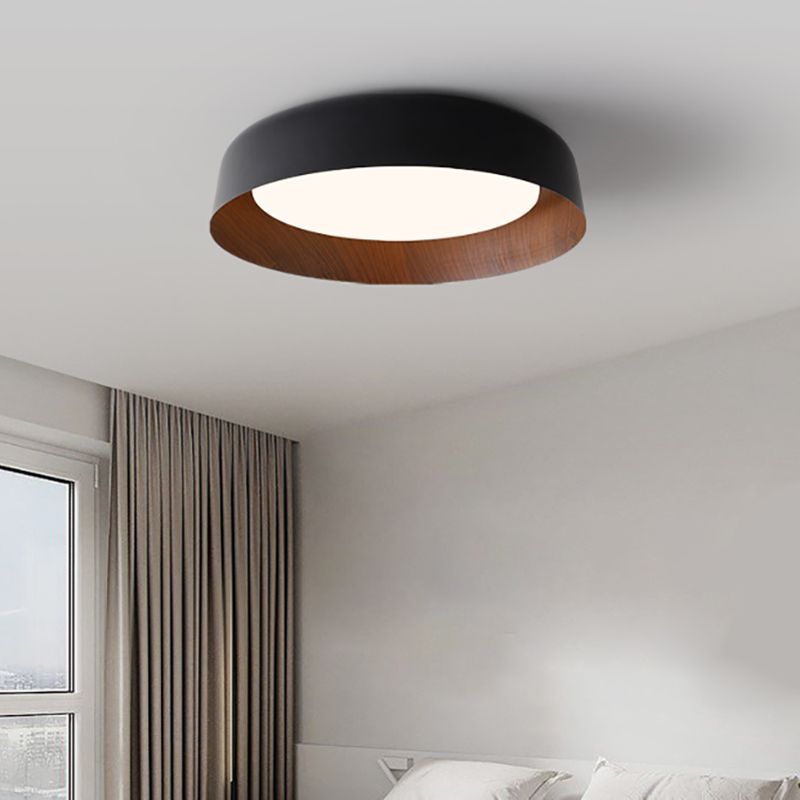 Metal Ceiling Light Fixture Nordic LED Flush Mount for Bedroom