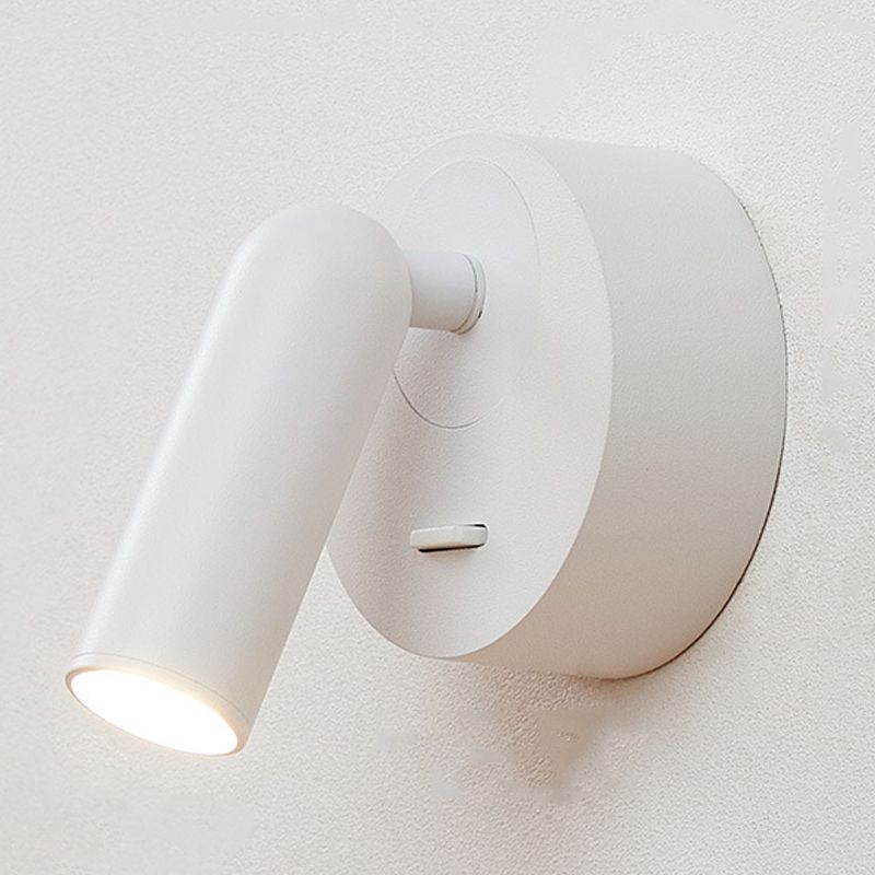 1 Light Geometric Wall Sconces Modern Style Metal Wall Mounted Reading Lights