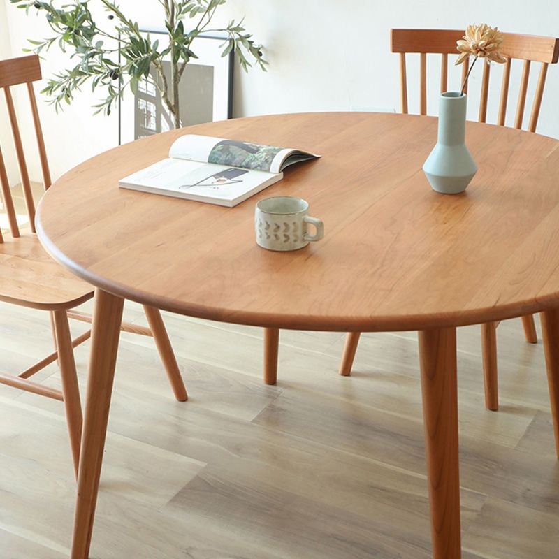Dinner Kitchen Table Dining Room Round Solid Wood Dining Table