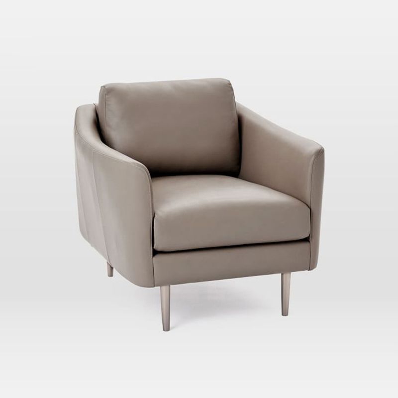 Contemporary Fabric Standard Sofa Sloped Arm Cushions Settee