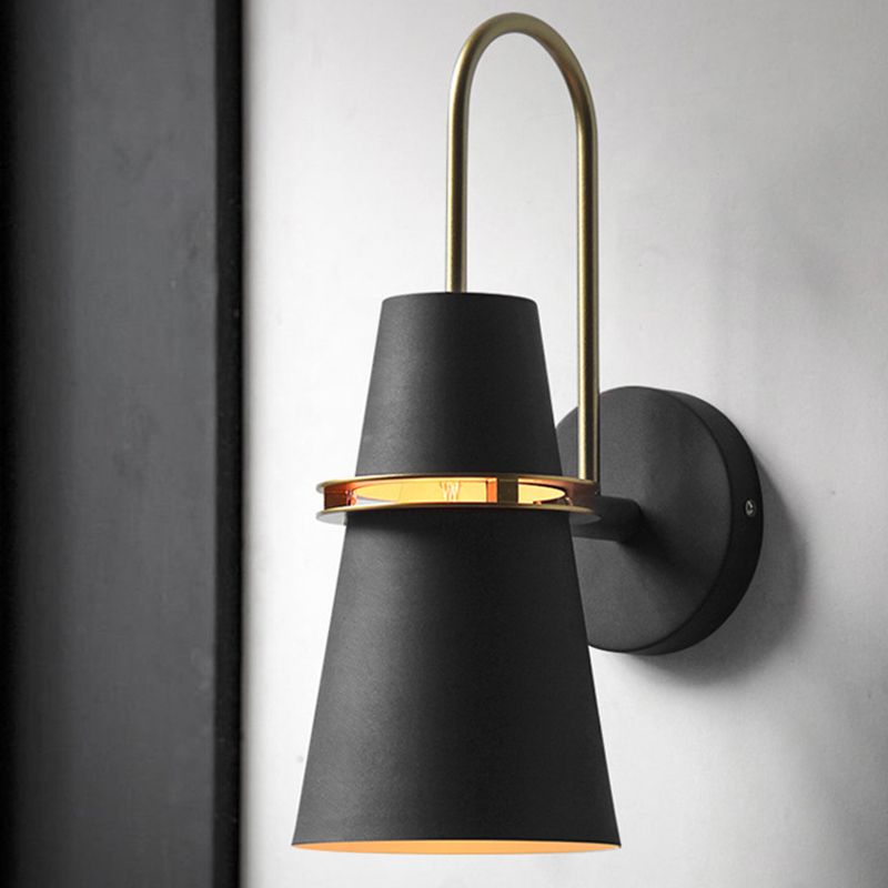 Metal Cone Shape Vanity Light Modern Style 1 Light Vanity Light Fixture