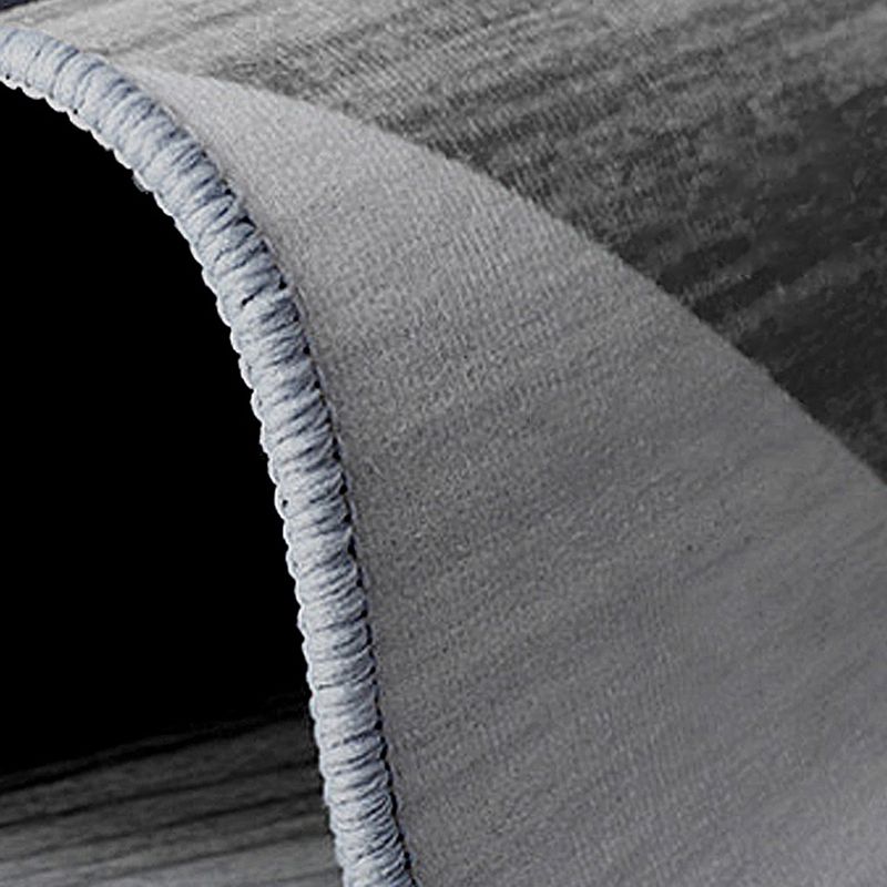 Modern Geometric Pattern Rug Grey Polyester Area Rug Non-Slip Backing Area Carpet for Living Room