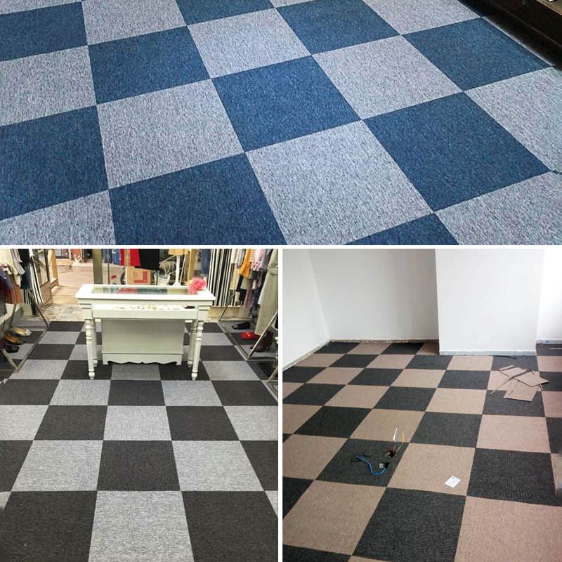 Self Adhesive Carpet Tiles Non-Skid Carpet Tiles for Living Room and Bedroom