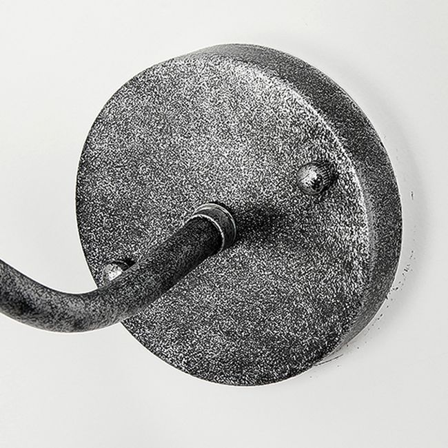 Industrial Wall Sconce Geometric Shape Wall Light with Metal Shade for Courtyard