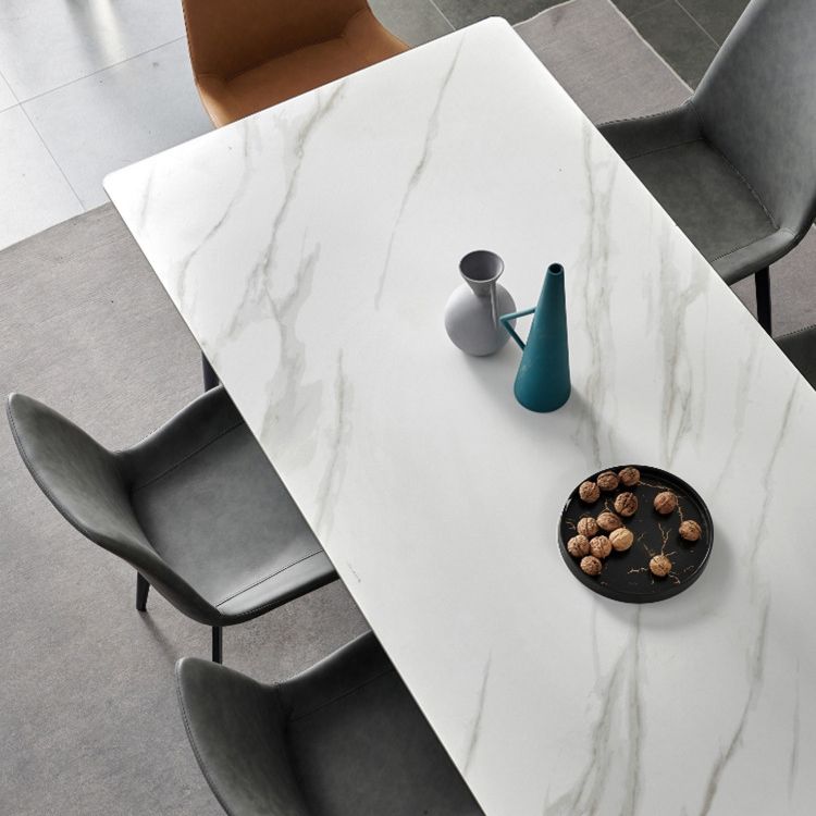 Nordic Kitchen Stone Furniture 1/5/7 Pcs Standard Height Casual Dining Room Table Set