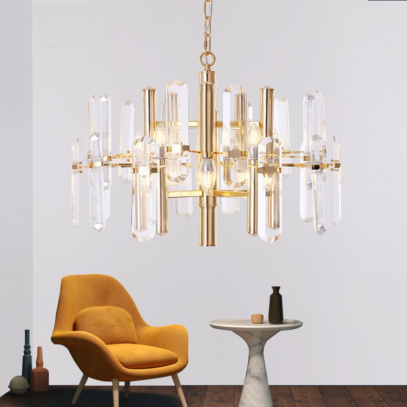 Modern Chandelier Pendant Light Two layers Suspension Light for Living Room Dining Room