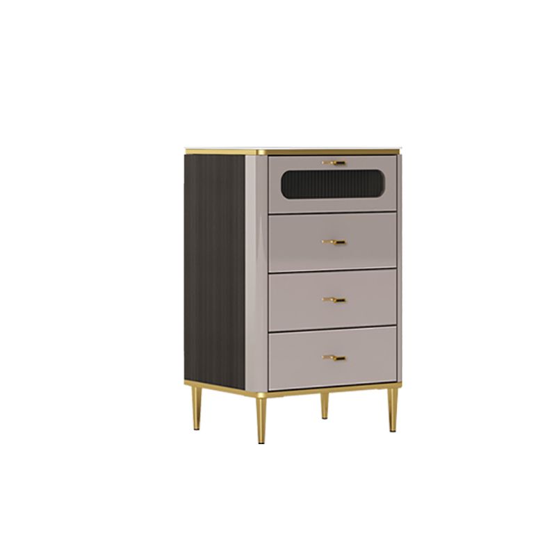 Classic Glam Dresser Stone Storage Chest Dresser with Drawers