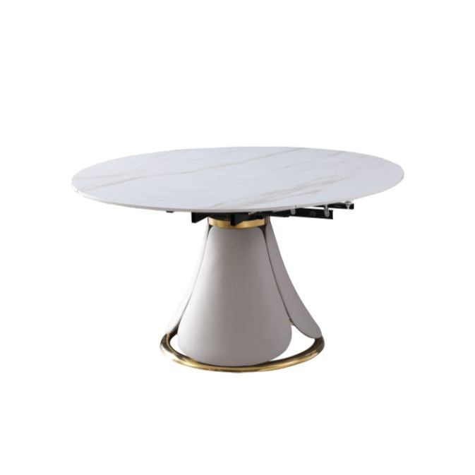 Extendable Modern Kitchen Dining Furniture Set with Sintered Stone Table Dining Room Table Set