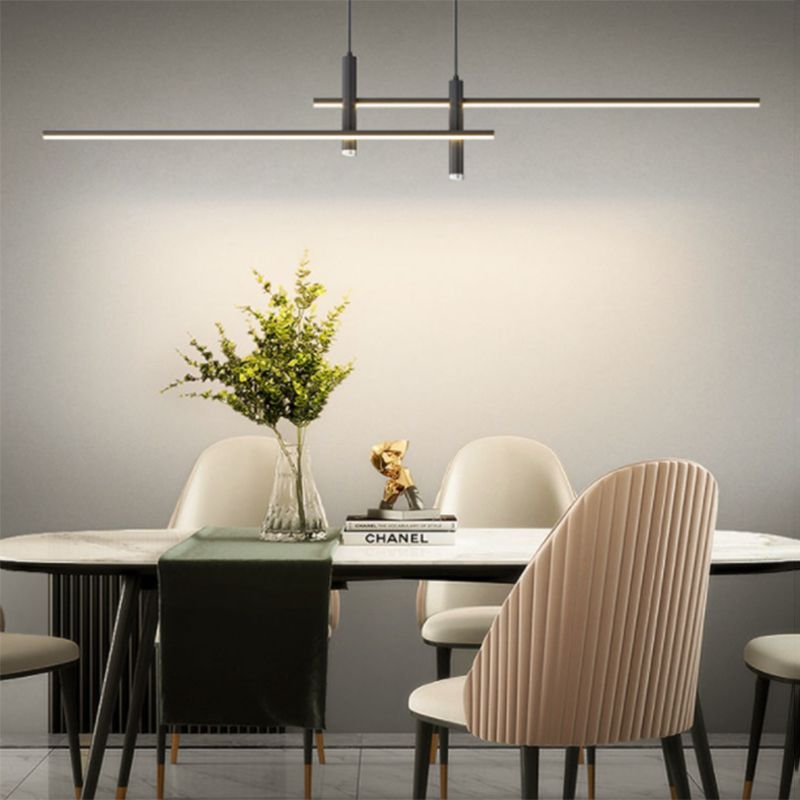 47.5/35.5 Long Hanging Pendant Lights Simplicity Island Lamps for Living Room Dinning Room