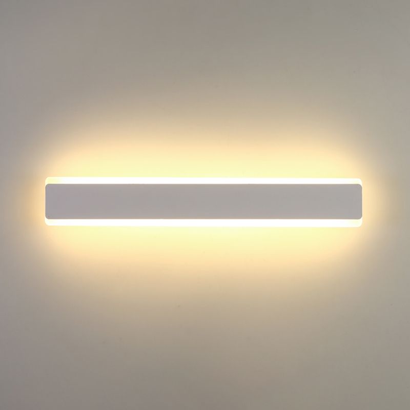 Sombra lineal Medina de metal Distonce moderno Luz de montaje de pared de luz simple