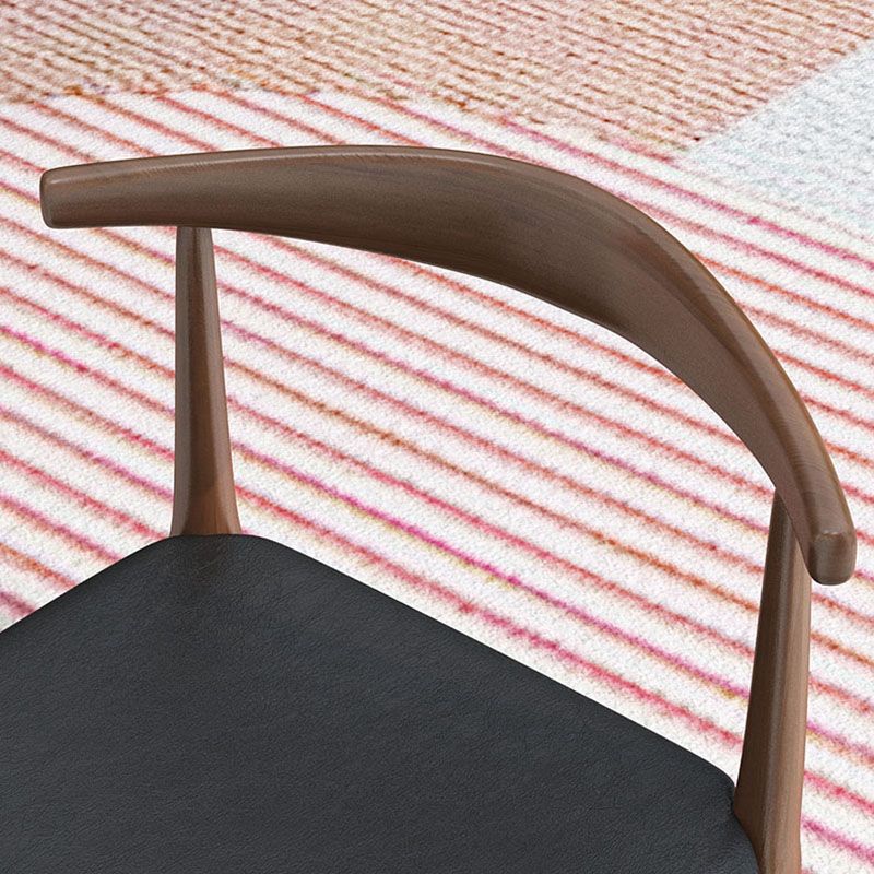Silla lateral industrial con respaldo abierto para cocina, sillas laterales de comedor de madera