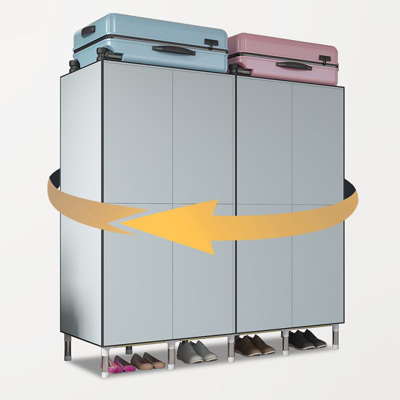 Metal Frame Storage Cabinet with Legs Modern Cabinet for Home